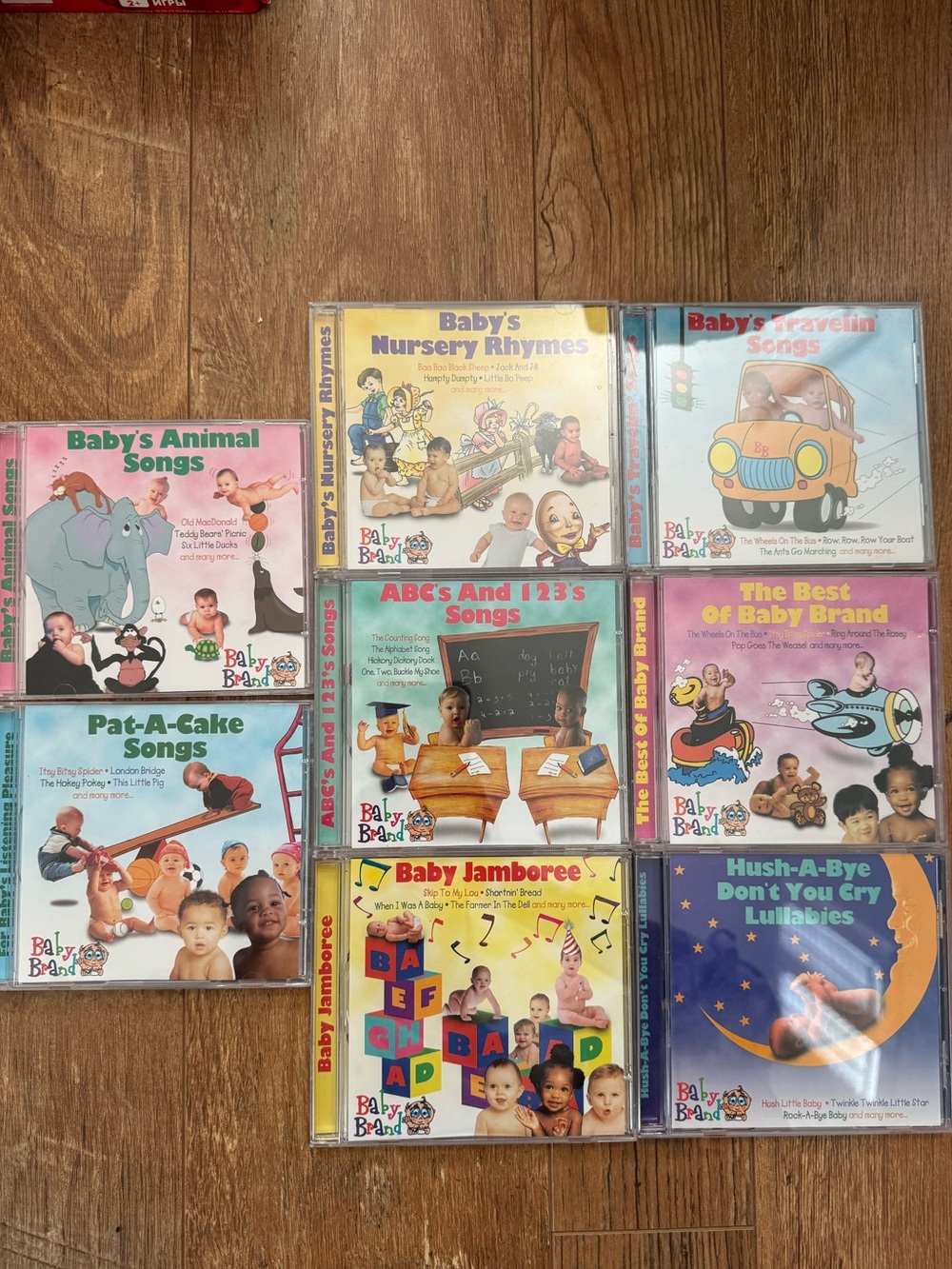 8 Baby Brand Music CD Collection - Assorted songs